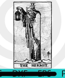 The Hermit Tarot Card, Halloween 2021, Halloween, Halloween Theme, Halloween Gift, 2021 Halloween, Awesome Scary Cute Funny Halloween Art Gift, Customizable PNG
