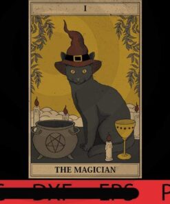The Magician, Cat Halloween 2021 art, Happy 2021 Halloween, Halloween Theme, Scary Halloween Gift, Customizable PNG