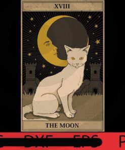 The Moon , Cat , Halloween 2021 art, Happy 2021 Halloween, Halloween Theme, Scary Halloween Gift, Customizable PNG