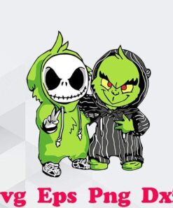 The Nightmare Before Christmas, Grinch, Jack Skellington, Friendship, Grinch Lover, Jack Skellington svg, png, dxf, eps