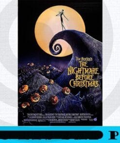 The Nightmare Before Christmas Poster, Nightmare Before Christmas, Happy Halloween 2021, Customizable PNG