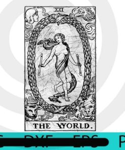 The World Tarot Card , Halloween 2021, 2021 Halloween, Halloween Theme, Halloween, Cute Art, Funny Halloween, Scary Halloween, Halloween gift, Customizable PNG
