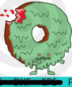 The Zombie Donut , Halloween 2021 art, Happy 2021 Halloween, Halloween Theme, Scary Halloween Gift, Customizable PNG