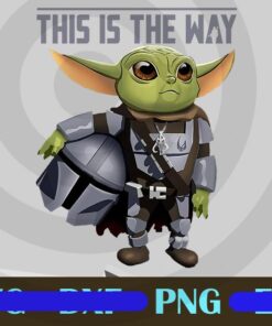 This Is The Way Yoda Png,Baby Yoda Png,Star Wars Fans Customizable Png Download