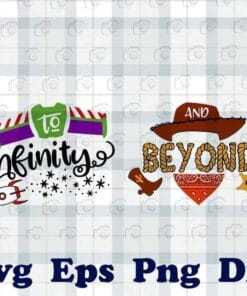 To infinity and Beyond, Toy Story, Andy, Toy Story Land , Disney Matching, Toy Story Birthday Party, Beyond, SVG PNG DXF, EPS, PDF