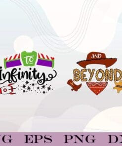 To infinity and Beyond, Toy Story, Andy, Toy Story Land, Disney, Sheriff, Layered Svg, Svg Eps Png Dxf