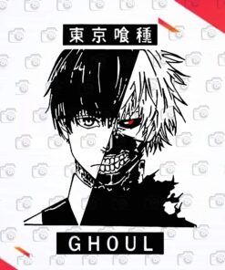 Tokyo Ghoul Harajuku Anime Layered, Japan Gift Anteiku Coffee Tee Convention Cosplay Halloween, Anime Boy, Anime Lovers layered Svg Eps Png Dxf
