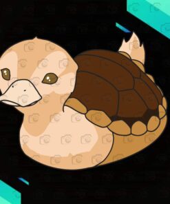 Turtle Duck Avatar The Last Airbender, Turtle Duck , animal, Layered Svg,Svg Eps Png Dxf