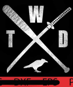 TWD CROSSED WEAPONS, Halloween, Halloween 2021, 2021 Halloween, Halloween Theme, Halloween Gift, Scary Art, Funny Art, Cute Awesome Art, Customizable PNG