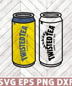 Twisted Tea, Don't get it Twisted, Twisted Tea meme, Tea drink Layered Svg, Svg Eps Png Dxf