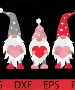 Valentine's Day, Holiday gnomies bundle, Cute sweet awesome Funny Gnomes Customizable Layered Svg, Svg Eps Png Dxf