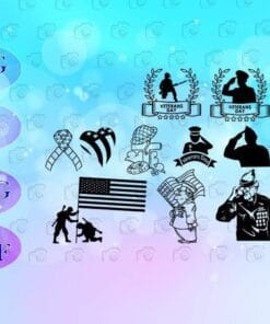 Veteran Day 2021, US Military, November 11, US Armed Forces, US Flag, Armistice Day, SVG PNG DXF, EPS, PDF