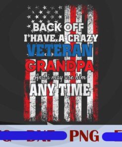 Veterans Grandpa , 4th Of July, American Flag, patriotic, Independence Day Customizable PNG
