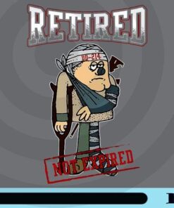 Vietnam Veteran, Retired Not Expired, Military Army, Funny Retirement Quote, Veterans Gift, Customizable Png