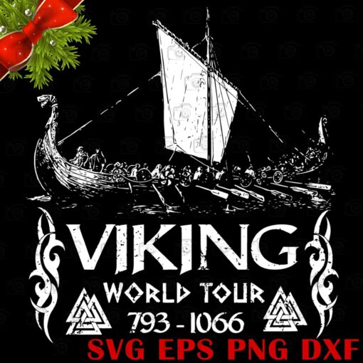 Viking World Tour 793-1066, Viking Tour, Viking Boat, Svg Eps Png Dxf