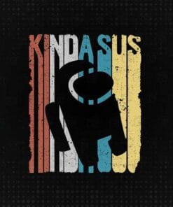 Vintage Among us Kinda Sus, Among Us Crewmate Tapestries, Retro Sus, Among Us, Funny Game, Crewmate, Layered Svg Eps Png Dxf