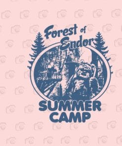 Vintage Forest Of Endor, Summer Camp, Star Wars Wicket Ewoks Endor Forest Gift for Camper, Love Camping, Camp Retro Art, Star Wars Lovers, SVG PNG DXF, EPS, PDF