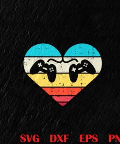 Vintage Play Game, Controller Game, Wire Controller, Retro Controller, Gift For Gamer, Game Player, Gift for Boyfriend, Kids Gift SVG PNG DXF, EPS, PDF