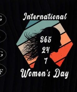 Vintage Power Girl, International Women's Day 2021, Women's Day, Power Women, Girl, Power Girl, Happy Women's Day Layered Svg Eps Png Dxf