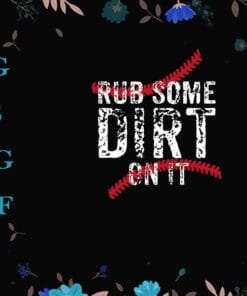 Vintage Rub Some Dirt On It, Baseball Birthday Party, Baseball Gifts Boys, Baseball Team Gifts Layered SVG, DXF, PNG, EPS