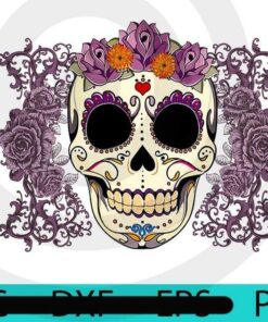 Vintage Skull and Roses, Halloween 2021, 2021 Halloween, Happy Halloween, Halloween Theme, Scary Halloween Art, Scary Halloween Art Gift, Customizable PNG