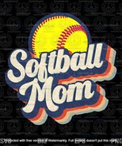 Vintage Softball Mom Svg, Funny Vintage Softball Mom Svg, Mother's Day 2021, Customizable Layered Svg, Png, Dxf, Eps