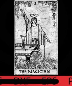 VIntage The Magician Tarot Card, Halloween 2021, Halloween, Halloween Theme, Halloween Art, 2021 Halloween, Halloween Gift, Man woman gift, Customizable PNG