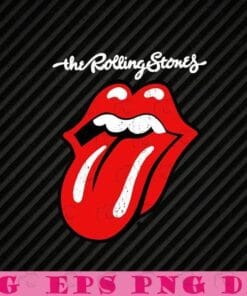 Vintage The Rolling Stone, Rolling Stones Lips with Tongue Out Sublimation, Rolling Stones logo, Rock and Roll,music, Mouth Art, Layered SVG, DXF, PNG, EPS