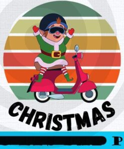 VIntage Trending Christmas Elf Riding Monster Truck , Happy Christmas Christmas Truck X-mas, Christmas Day, Cute Christmas Gift, Customizable PNG