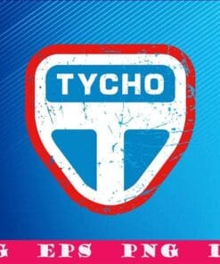 Vintage Tycho Badge, The Expanse Tycho Station Logo, Movie Svg, Game Svg, Film Svg, Young Trend Svg, SVG PNG DXF, EPS, PDF