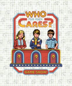 Vintage Who Cares? Game Show, Game Show For Kids, Kids TV Show, Kids, Gift For Kids layered Svg, Svg Eps Png Dxf