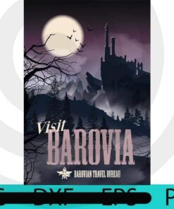 Visit Barovia, Halloween 2021, Halloween, Halloween Theme, Scary Halloween Art, Halloween Gift, Customizable PNG