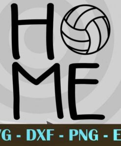 VolleyBall Home sport men black art Customizable Layered Svg, Svg Eps Png Dxf