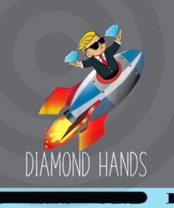 WallStreetBets, Wall Street Bets, WSB, Funny To The Moon GME, Gamestop, Diamond, Rocket Customizable Png