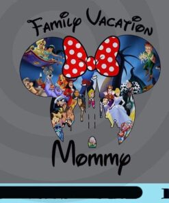 Walt Disney, Disney Trip,Disney Family, Family Vacation, Mommy Gift, Minne Head, Minne Lovers, Customizable Png