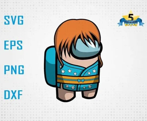 Wano Kuni Nami, Among Us, Among Us Cosplay, One Piece, One Piece Lovers, Among Us Lovers, game, Layered Svg Eps Png Dxf