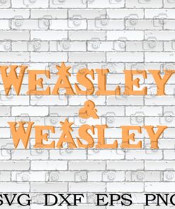 Weasley & Weasley, Harry Pottery, Hogwarts, Potter, Harry, Ronweasley, Film, Harry Potter Lovers Layered Svg, Svg Eps Png Dxf