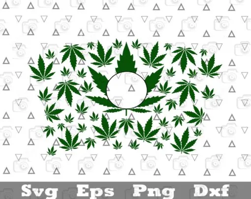 Weed Leaf Marijuana, Canabis Lovers, 420, Gift for Stoner, Canabis Smoking, SVG PNG DXF, EPS, PDF