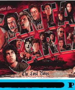 Welcome To Santa Carla Photographic Print , Horror Movie, Horror Film, Happy 2021 Halloween, Halloween Day, Scary Halloween Movie Art Gift Customizable PNG