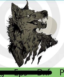 Werewolf ink - white, 2021 Halloween, Halloween Theme, Halloween Stuff Customizable PNG