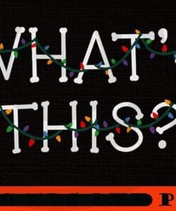 What's This Classic, The Nightmare Before Christmas, Disney Scary Halloween Film, Halloween 2021, Customizable PNG