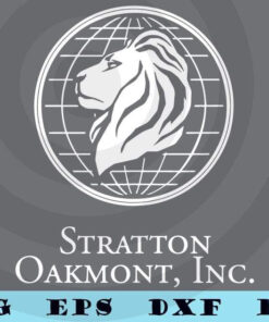 Wolf of Wall Street Stratton Oakmont , Stratton Oakmont Movie wall street stock market investing Customizable Layered Svg, Svg Eps Png Dxf