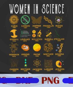 Women In Science Png Digital Download Customizable PNG