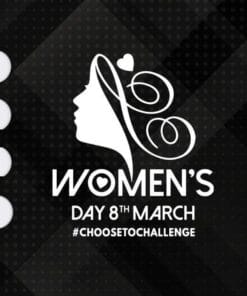 Women's Day 8th March, Choose To Challenge, Hashtag, Challenge, International Women's Day, Layered Svg Eps Png Dxf