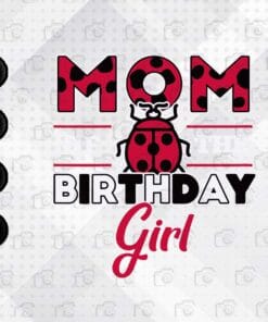 Womens, Mom Of The Birthday Girl, Ladybug Theme, Mommy Party, Mom Gift, Ladybug Pattern, Png