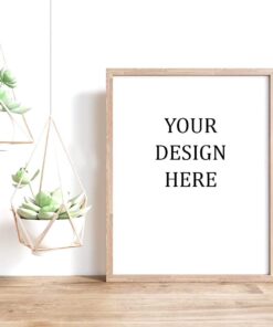 Wooden frame mockup, Picture frame wooden, Wooden frame, Wood mock up, Frame wood mock up, Digital wood frame, Vertical frame mock up