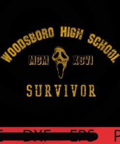 Woodsboro Scream - Survivor, Halloween 2021 art, Happy 2021 Halloween, Halloween Theme, Scary Halloween Gift, Customizable PNG