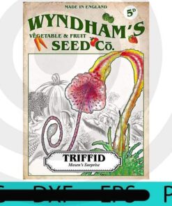 Wyndhams Triffid Seeds, Halloween 2021, 2021 Halloween, Halloween, Halloween Theme, Halloween Art, Halloween Gift For Man woman, Customizable PNG