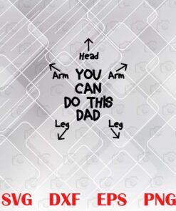 You Can Do This Dad, Funny Guide, Guide for Dad, Baby Gift, Toddler Gift, Daddy Diaper Duty, 2021 Fathers Day Gift, Layered SVG, DXF, PNG, EPS