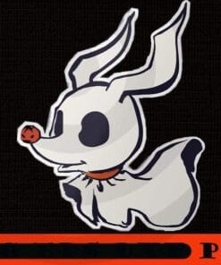Zero Cute, The Nightmare Before Christmas, Halloween Disney Film, Halloween 2021, Customizable PNG